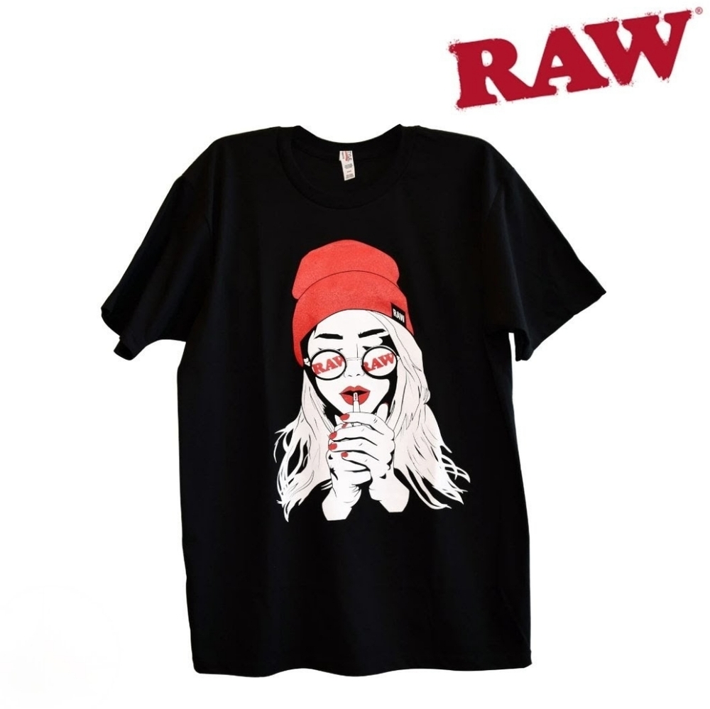 RAW Girl Black T-shirt